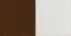 Schreibtisch Milo 01, Farbe: Nussfarben / Weiß, Kiefer Vollholz massiv - Abmessungen: 77 x 110 x 60 cm (H x B x T)