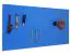 Lochwand P - Click mit 8 Haken, Farbe: Blau, Maße: 40 x 90 x 35 cm (H x B x T)