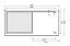 Gartenhaus SET terragrau mit Anbaudach 2,35 m Breite, Rückwand, Grundfläche: 4,5m²