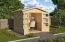 Kleines Gartenhaus mit Satteldach, Farbe: Natur, Grundfläche: 4,8 m²