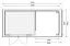 Gartenhaus SET terragrau mit Anbaudach 2,4 m Breite, Seiten- und Rückwand, Grundfläche: 7m²