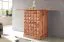 Einzigartiger Barschrank aus Akazie Massivholz, Farbe: Akazie - Abmessungen: 91 x 64 x 50 cm (H x B x T), mit ausergewöhnlichem Kachelmuster