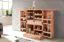 Einzigartiger Barschrank aus Akazie Massivholz, Farbe: Akazie - Abmessungen: 91 x 64 x 50 cm (H x B x T), mit ausergewöhnlichem Kachelmuster