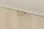 Schlichte Nachtkommode Crewe 07, Farbe: Beige / Eiche - Abmessungen: 54 x 54 x 38 cm (H x B x T)