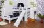 Kinderbett mit Rutsche