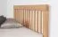 Jugendbett "Easy Premium Line" K8 inkl. 1 Abdeckblende, 200 x 200 cm Buche Vollholz massiv Natur