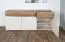 Kommode Papauta 21, Farbe: Kaschmir / Eiche dunkel - Abmessungen: 86 x 176 x 45 cm (H x B x T)