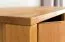 90 cm breiter Kleiderschrank mit 2 Türen, 4 Fächern und 2 Schubladen aus Massiv-Holz | Farbe: Natur | Tiefe: 40 cm Abbildung