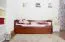 Buche Schubladenbett Bettgestell 90 x 200 cm Kirsche Abbildung