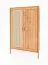 Schrank Wellsford 44 Wildeiche massiv geölt - Abmessungen: 175 x 108 x 60 cm (H x B x T)