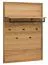 Garderobe Belem 06, Farbe: Natur, Eiche teilmassiv – 120 x 85 x 30 (H x B x T)