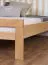 Doppelbett "Easy Premium Line" K8/1, 180 x 200 cm Buche Vollholz massiv Natur