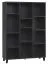 Regal Vacas 51, Farbe: Schwarz - Abmessungen: 158 x 112 x 38 cm (H x B x T)