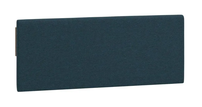 Kopfteilpolsterung für Einzelbett / Gästebett Aegir 29 / 30 / 31, Farbe: Marineblau, Maße: 47,5 x 120 x 4 cm