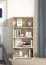 Bücherregal Knide 08, Farbe: Eiche Sonoma, vier Fächer, ABS-Kantenschutz, gut kombinierbar, Maße: 142 x 70 x 24,5 cm, für Wohnzimmer