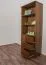 Standregal, 80 cm breit, Kiefer Holz-Massiv, Farbe: Eiche