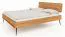 Doppelbett Rolleston 01 Kernbuche massiv geölt - Liegefläche: 180 x 200 cm (B x L)