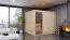 Sauna "Toivo" SET mit Klarglastür & Ofen 9 kW - 231 x 196 x 198 cm (B x T x H)