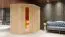 Sauna Alice 01, 68 mm Wandstärke - 196 x 151 x 198 cm (B x T x H)