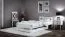 Einzelbett im schlichten Design Nagol 12, Kiefer Vollholz massiv, Farbe: Weiß - Liegefläche: 90 x 200 cm (B x L)