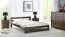 Neutrales Jugendbett Nagol 32, Kiefer Vollholz massiv, Farbe: Walnuss - Liegefläche: 160 x 200 cm (B x L)