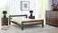 Neutrales Jugendbett Aixovall 18, Kiefer Vollholz massiv, Farbe: Walnuss - Liegefläche: 140 x 200 cm (B x L)