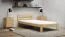 Einzelbett im schlichten Design Aldosa 05, Kiefer Vollholz massiv, Farbe: Kiefer - Liegefläche: 90 x 200 cm (B x L)