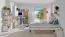 Jugendzimmer - Regal Dennis 15, Farbe: Esche / Weiß - Abmessungen: 155 x 35 x 38 cm (H x B x T)