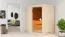 Sauna Aurora 03, 68 mm Wandstärke - 151 x 151 x 198 cm (B x T x H)