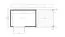 Gartenhaus Lounge Frankfurt 02 mit Dachanbau | Schleppdach | HPL-Fassadenplatten | Grundfläche 13,12 m² | Weiß / Anthrazit | Elementgartenhaus