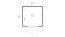 Gartenhaus 2,39 x 2,44 Meter (inkl. Dach) | Natur | Pultdach Abbildung