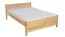 Kinderbett 120 x 200 cm | Massivholz: Kiefer | Natur Lackiert Abbildung