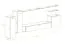 Schlichte Wohnwand Balestrand 01, Farbe: Weiß - Abmessungen: 160 x 330 x 40 cm (H x B x T), mit Push-to-open Funktion