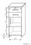 Kommode Kebumen 08, Farbe: Erle - Abmessungen: 90 x 40 x 40 cm (H x B x T)