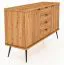 Kommode Rolleston 15 Kernbuche massiv geölt - Abmessungen: 87 x 144 x 46 cm (H x B x T)