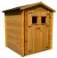 Gerätehaus, Gartenschuppen, Gartenhaus - 2,2 x 2,2 Meter - aus Holz / Blockbohlen - inkl. Dachpappe Abbildung