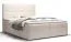 Boxspringbett im modernen Design Pirin 36, Farbe: Beige - Liegefläche: 160 x 200 cm (B x L), mit Stauraum