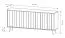 Kommode | Farbe: Eiche Dunin | inkl. LED-Beleuchtung | 183 x 40 x 83 cm | 4 Türen | Soft-Close Funktion | 8 Fächer | schlanke Metallbeine | Sideboard