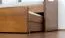 Jugendbett / Funktionsbett Kiefer massiv Vollholz Eichefarben Rustikal 93, inkl. Lattenrost - 90 x 200 cm (B x L)