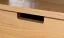 Regal Eiche massiv natur Aurornis 23 - Abmessungen: 125 x 50 x 40 cm (H x B x T)