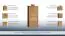 Kommode / Sideboard Jussara 14, Farbe: Bernstein, Eiche teilmassiv – 150 x  69 x 42 cm (H x B x T)