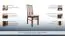 Stuhl Sentis 23, Farbe: Dunkelbraun / Beige Polsterung - 100 x 42 x 41 cm (H x B x T)