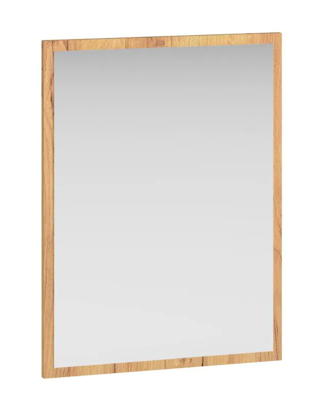 Spiegel Lautela 09, Farbe: Eiche - Abmessungen: 65 x 50 x 2 cm (H x B x T)