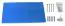 Lochwand P - Click mit 14 Haken und 3 Zubehörartikeln, Farbe: Blau, Maße: 40 x 120 x 35 cm (H x B x T)