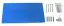 Lochwand P - Click mit 14 Haken und 3 Zubehörartikeln, Farbe: Blau, Maße: 60 x 120 x 35 cm (H x B x T)