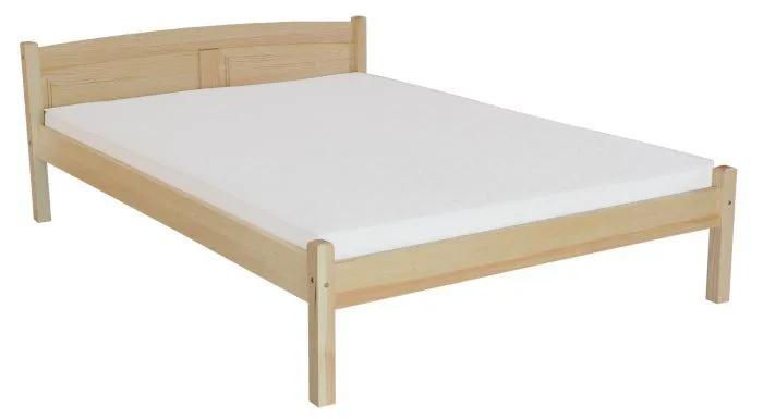 Jugendbett Kiefer massiv Vollholz natur 85, inkl. Lattenrost - Abmessung 180 x 200 cm