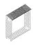 Kaminholzunterstand inkl. Boden und Dacheindckung - Abmessung: 50 x 180 x 180 cm (L x B x H)