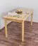 Tisch 150x75 cm Kiefer massiv, Farbe: Natur Abbildung