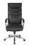 Ergonomischer Drehstuhl XXL Apolo 30, Farbe: Schwarz / Chrom, mit super bequemen Soft-Air Formpolstern