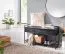 Sitzbank mit Stauraum aus Mango Massivholz, Farbe: Schwarz - Abmesungen: 52 x 90 x 38 cm (H x B x T)